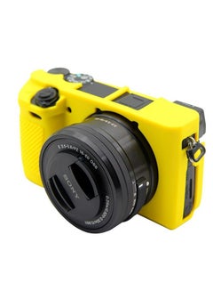 Buy Case For Sony Alpha A6100 A6300 A6400 Ilce6100 Ilce6300 Ilce6400 Digital Camera Antiscratch Soft Silicone Housing Protective Cover Protector Skin (Yellow) in UAE