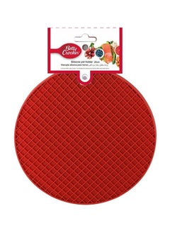 Buy Silicon Pot Mat 20Cm Red in Saudi Arabia