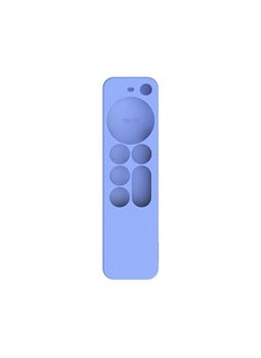 Buy Case Compatible with Apple TV 4K Siri Remote 2021 Silicone Cover,Apple 4K Siri Remote 2nd Gen Cover (Blue) in UAE