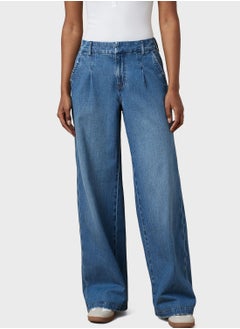 اشتري High Waist Baggy Jeans في الامارات