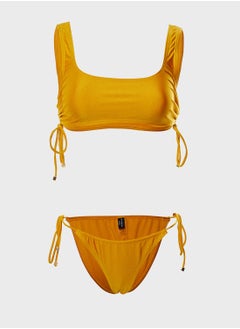 Buy Tie Side Square Neck Bikini Set in Saudi Arabia