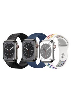 Buy 3pcs Watchband Replacement for Apple Watch 49/45/44/42mm Series 8/7/6/5/4/SE in UAE