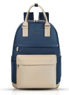 اشتري Little Story Kenzie Mom Dad Travel Diaper Backpack - Dark Blue في الامارات