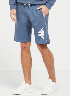 Buy Logo Drawstring Mesh Printed Shorts in UAE