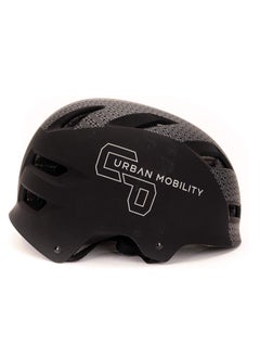 Buy Urban Prime Urban Helmet, Unisex Adult Helmet, Black, Size L in UAE