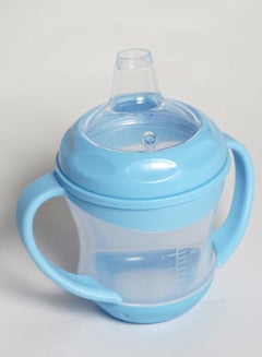 Buy Little Leap Baby Sipper Cup With Handle, 160ml, Silicone Sipper Spout, BPA Free-Blue in UAE