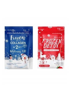 Buy Frozen Collagen 10x Collagen And Frozen Detox Quick Slimming & Weight Reduction 60 Capsules in UAE