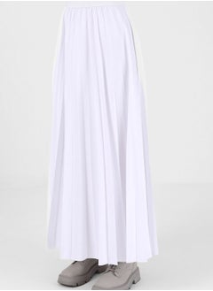 Buy High Waist Plisse Detail Skirt in UAE