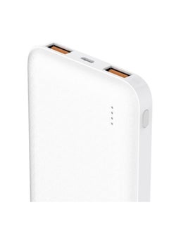 Buy High Performance Portable PowerBank - Vidvi pb747  Dual USB Output 2.4A powerbank 10000 mAh - white in Egypt