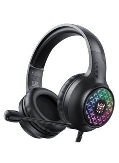 Buy X7 Pro Wired Gaming Headset RGB Light Noise-canceling Headphone With Microphone For PS4 PC Xbox One in Saudi Arabia