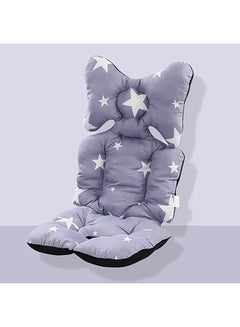 Buy Color Block Star Pattern Soft Baby Carriage Cushion (Dark Blue) in Saudi Arabia