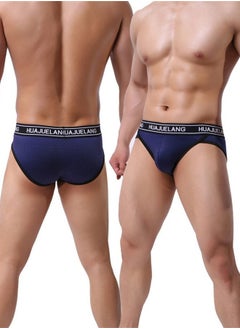 Buy Men's Low Waist Underwear Briefs Royal Blue in Saudi Arabia