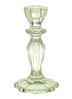 اشتري Glass Candle Holder Green في الامارات