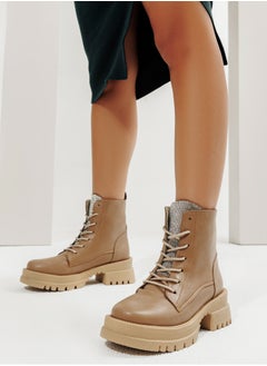 Buy Stress Leather Half Boot in Egypt