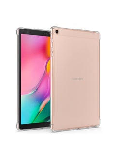 Buy Case for Samsung Galaxy Tab A 10.1 (SM-T510/T515/T517), Slim Light Soft TPU Side Corner Protective Cover Case, Clear in Egypt