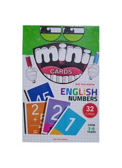 Buy Write and erase 32 cards. Ages 3-6. Do you know the English numbers? in Saudi Arabia