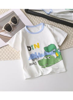 Buy Pure Cotton Student Children's T-Shirt Short Sleeves in UAE