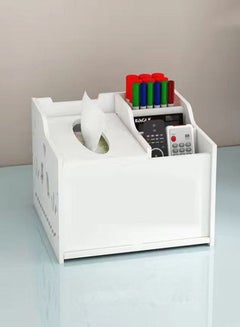 Buy Desktop Multifunctional Storage Box Cosmetics Storage Tissue Box in UAE