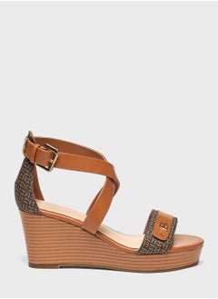 اشتري Multi Strap Wedge Sandals في الامارات