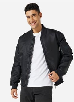 اشتري Recycled Sateen Bomber Jacket في الامارات