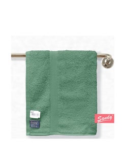 Buy 100% Cotton Luxury Bath Towel For Hair And Face  Eco-Friendly  Super Soft 90x50 cm Olive in Saudi Arabia
