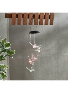 Buy Lyn Solar LED Butterfly Chimes with Rechargeable Battery 80 cm in Saudi Arabia