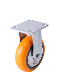 Buy Orange caster ball bearing wheel Fixed - 5inch in Saudi Arabia