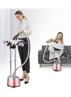 Buy Floor Standing Garment Steamer With Ironing Board, 2.5 L Water Tank Capacity, 8-hole Air Outlet, 10 Gears Temperature Control for all Type of Clothes Steamer in UAE