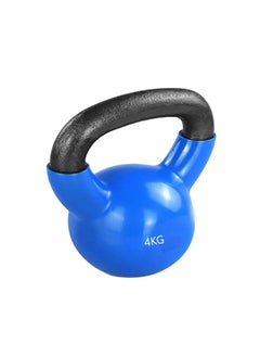 Buy Vinyl Coated Kettlebell With Comfort Grip 4kgs in UAE