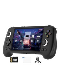 Buy ANBERNIC RG556 Handheld Game Console Unisoc T820 Android 13 5.48 inch AMOLED Screen 5500mAh WIFI Bluetooth Retro Video Players (Black 256G) in UAE