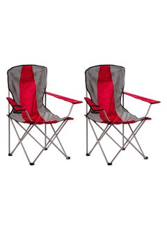 Buy 2 PCS Outdoor Camping Chair Durable Sturdy Foldable Portable Chair with Bag for Outdoor Beach Pool Picnic Travel Fishing Lawn Patio 50 50 75CM Load Limit 85 KG 2 Pack in UAE