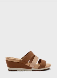 اشتري Multi Strap Wedge Sandals في الامارات