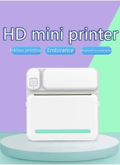 اشتري طابعة ملصقات - طابعة صغيرة Printpods مع ملصقات، طابعة Print Pod، طابعة بلوتوث بدون حبر، صانع ملصقات، طابعة حرارية محمولة للآيفون، طابعات محمولة للملاحظات والمجلات والمشاريع اليدوية وهدايا الأطفال في السعودية