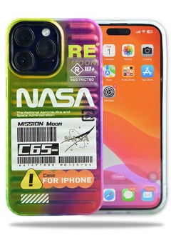 Buy iPhone 14 Pro Max Case Holographic Cover with NASA Inspiration in UAE