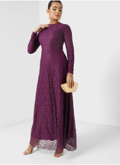 Buy Lace A-Line Dress in UAE