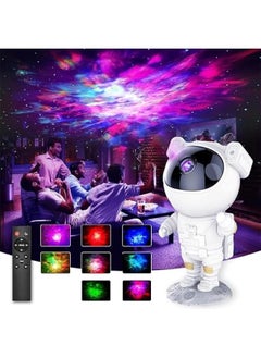 Buy Galaxy Astronaut Star Projector Night Light with Timer, Remote Control and 360°Adjustable Design, Perfect for Kids, Adults, Baby Bedroom, Party Rooms and Playrooms, USB Powered Projector Lamp in Saudi Arabia