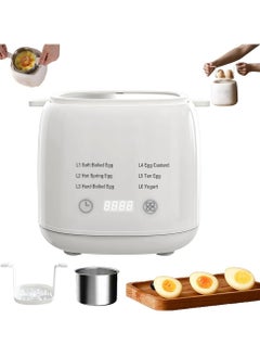 Buy smart egg cooker fully automatic smart egg cooker with 6 mode digital display in Saudi Arabia