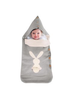 اشتري Comfortable Unisex Soft Warm Button Knit Sleeping Sack Baby Bag Use For Stroller Cot في الامارات