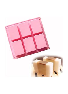 اشتري Home Clearance Sale 6 Cavity Plain Basic Rectangle Soap DIY Mold Silicone Mould for Homemade Craft في الامارات