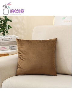 Buy Pillow Case, 45X45 Cm (18X18 In), Corduroy Solid Color Pillow Case, No Stuffing, For Room Pillows, Office Pillows And Car Pillows in Saudi Arabia