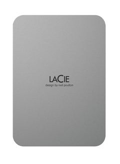 Buy Mobile Drive, 2TB, External Hard Drive Portable - Moon Silver, USB-C 3.2, for PC and Mac, post-consumer recycled, with Adobe All Apps Plan (STLP2000400) in UAE