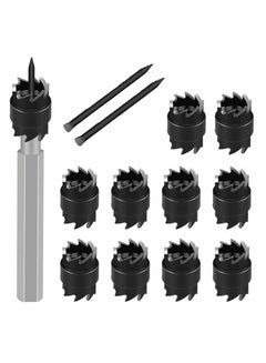 Buy Rotary Spot Weld Cutter Set Double Sided 13 Pcs HSS Remover Drill Bits Hex Sheet Metal Hole Kit with 2 Replacement Blades for Power Welding in Saudi Arabia