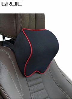 اشتري Car Neck Pillow,Softness Car Headrest Pillow,Car Neck Support Pillow for Neck Pain Relief When Driving,Headrest Pillow for Car Seat,Memory Foam and Breathable Removable Car Neck Pillow,Car Interior في السعودية