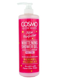 اشتري Cosmo Glow White Skin Perfector Whitening Shower Gel 1000ml, Effective Skin Lightening Solution, Niacinamide & Hyaluronic Acid, Cleanses & Moisturizes the Skin في الامارات