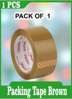 Buy Packing Tape Brown Strong Adhesive  48mm 100 Yards 92 Meter Long Each Pack Of 1 in Saudi Arabia