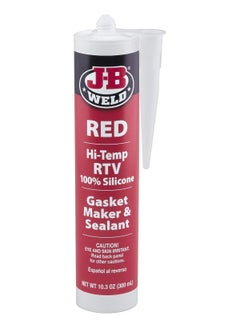 Buy J-B Weld 31914 Red High Temperature RTV Silicone Gasket Maker and Sealant - 10.3 oz in UAE