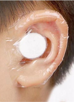 Buy 12 Pieces Baby Waterproof Ear Stickers Ear Covers for Swimming Shower Ear Protectors with Ear Plugs for Kids Newborn Disposable Ear Covers for Shower Surfing Snorkeling and Other Water Sports in Saudi Arabia