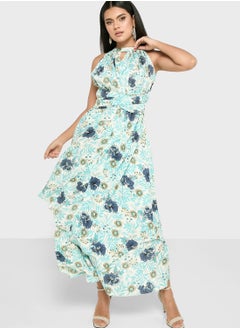 Buy Printed Halter Neck Dress in UAE