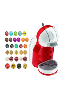 Buy Nescafe Dolce Gusto by De'Longhi MINI ME  Coffee Machine red white with 30 capsules in UAE