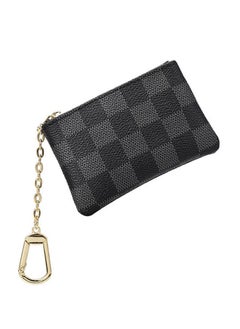 Buy Zipper Closure Mini Wallet Black in UAE